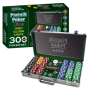 POKER PIATNIK SET 300 szt. Żetony  Pokerowe Nominały